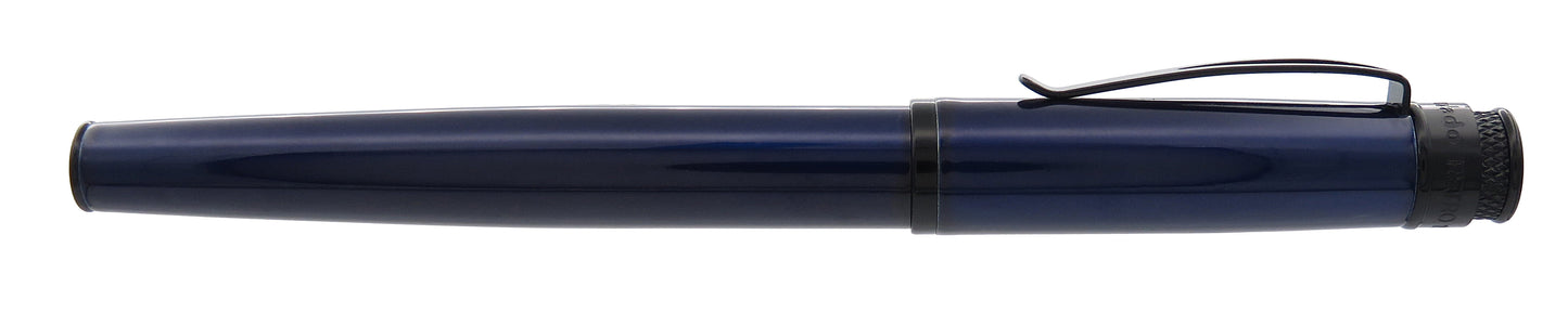 Retro 51 Tornado™ Stealth Lacquer Fountain Pen - Blue Black