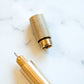 Tom's Studio Lumos Pro The Infinitely Refillable Pen - Brass (Duo Tip)