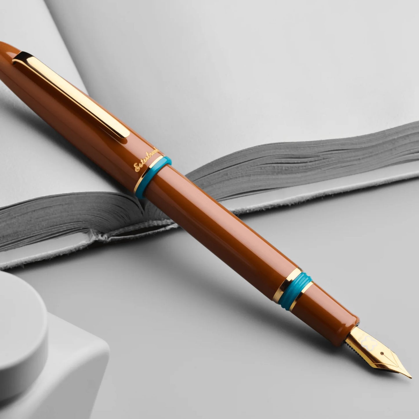 Esterbrook Estie Piston Fountain Pen - Incredible Rock with Gold Trim (Button Fill - Back to the Land)