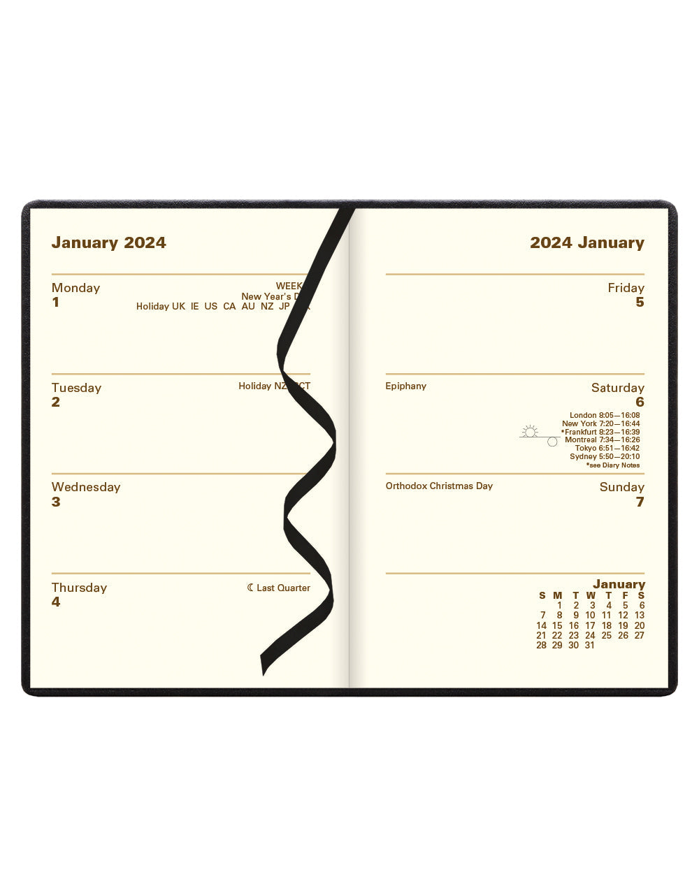 Pocket Weekly Planner -Refill