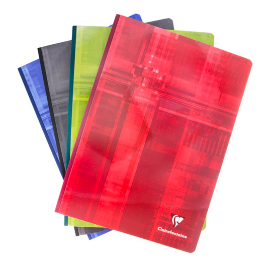 Clairefontaine #923 Classic Lined with Margin Clothbound Notebook (6.25 x 8.25) (Assorted)