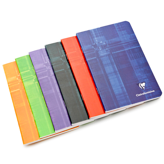 Clairefontaine #63596 Classic Lined Staplebound Notebook (3.5 x 5.5) (Assorted)