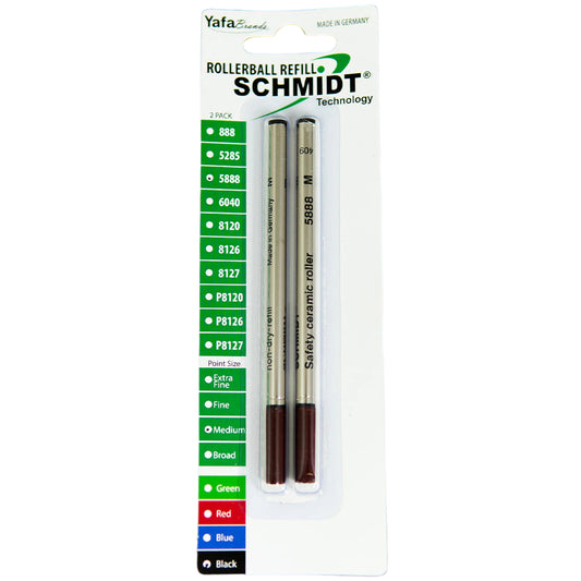 Schmidt Ceramic Rollerball Refill - Black (2ea)