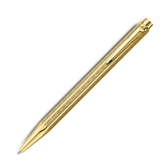 Caran d'Ache Ecridor Ballpoint - Chevron Gold