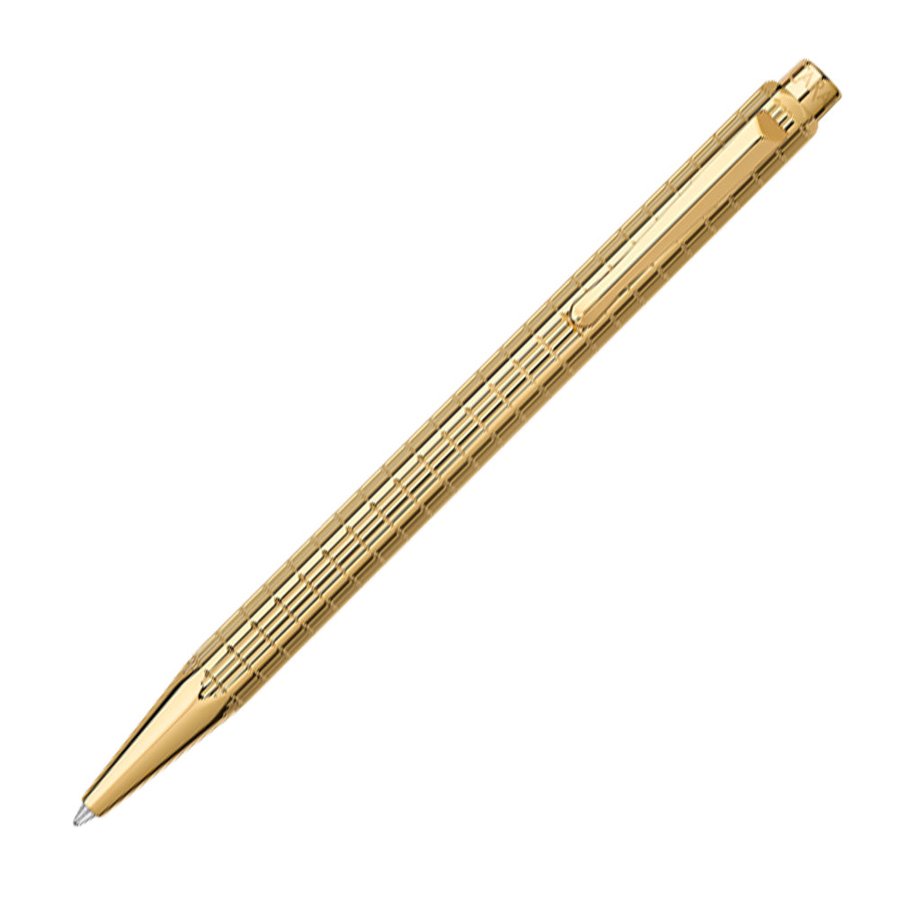 Caran d'Ache Ecridor Ballpoint - Lights Gilded (Includes Leather Pen Case)