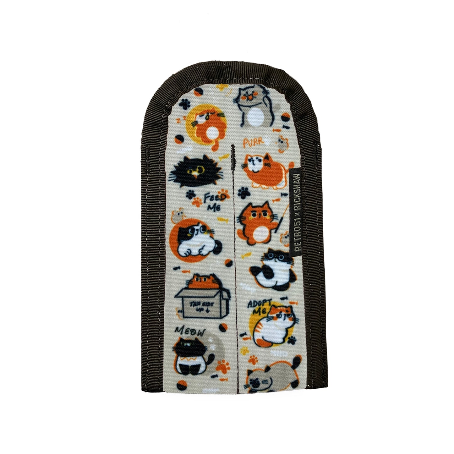 Rickshaw Bagworks 2-Pen Sleeve - Cat Rescue V (Retro 51 Design)