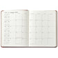 Graphic Image 2024 Desk Diary - Sapphire Crocodile Embossed Leather