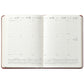 Graphic Image 2024 Desk Diary - British Tan Traditional Leather