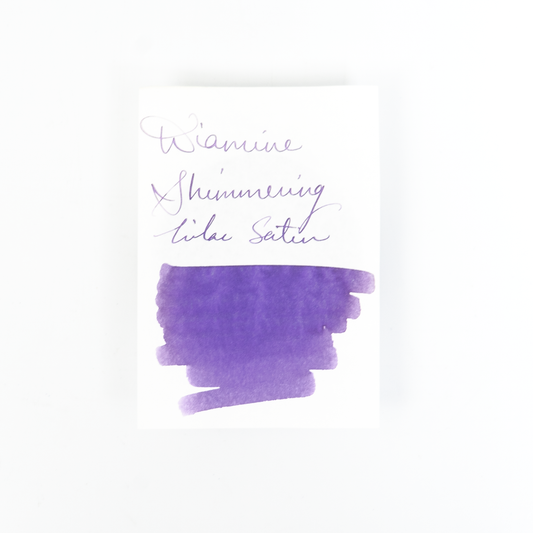 Diamine Lilac Satin (50ml) Bottled Ink (Shimmering Silver)