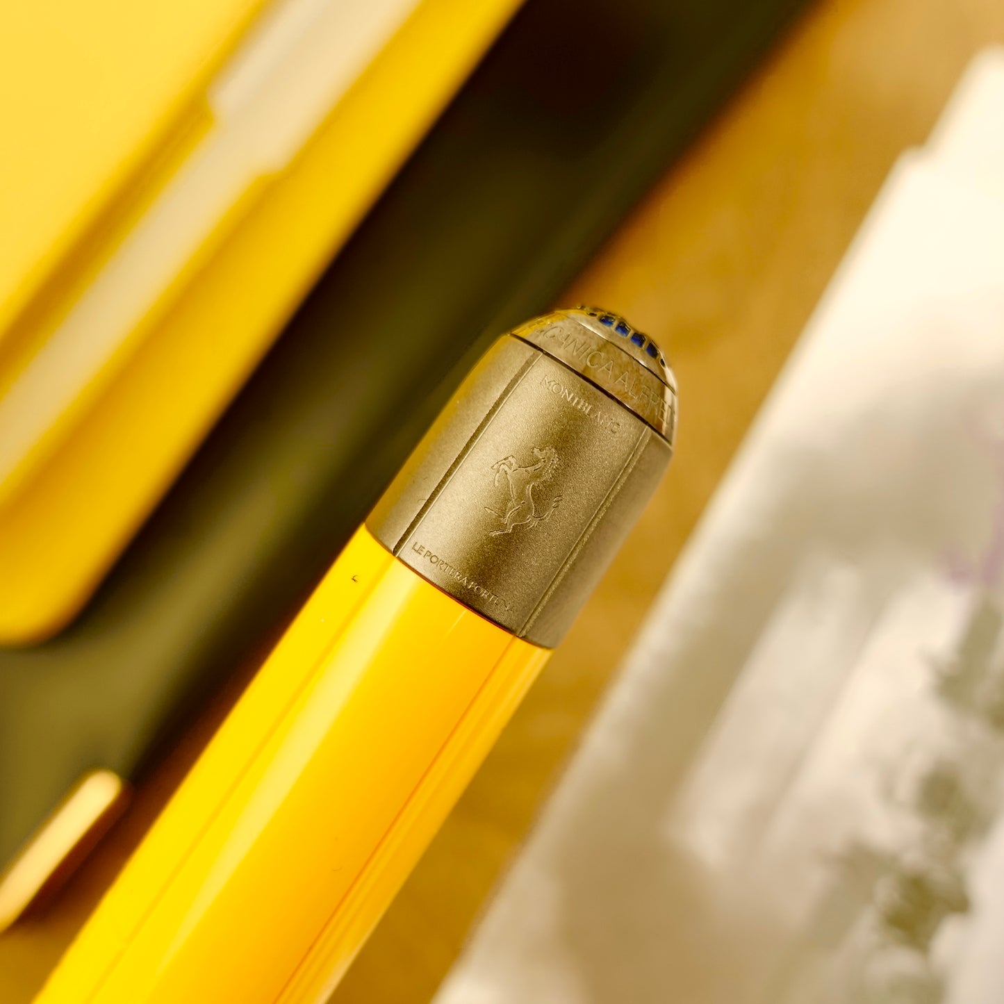 Montblanc Enzo Ferrari Yellow Fountain Pen (Great Characters Special Edition)