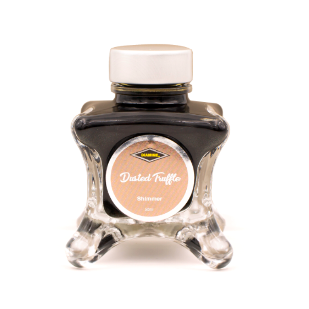 Diamine Dusted Truffle (50ml) Bottled Ink (Shimmer) - Green Edition