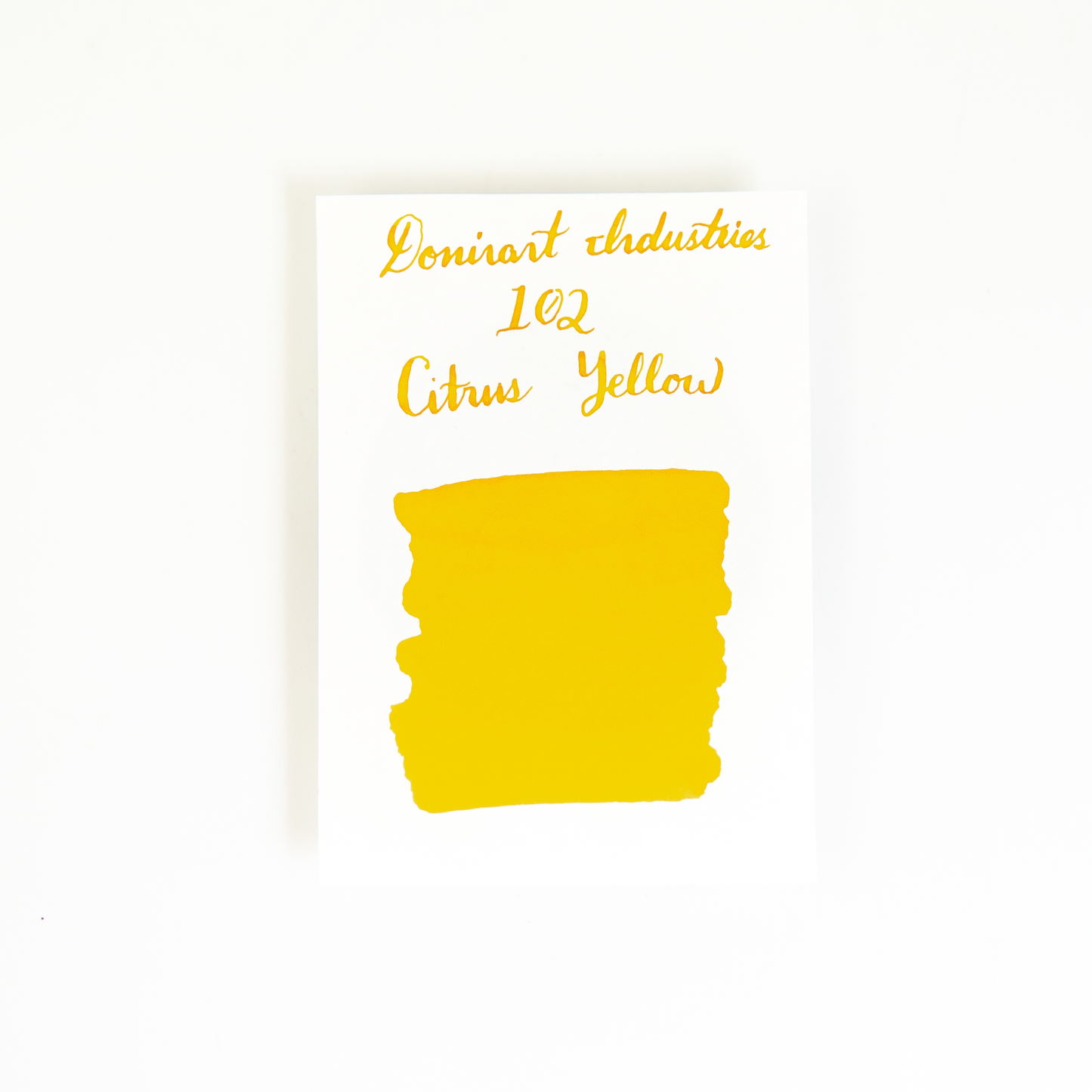 Dominant Industry Citrus Yellow (25ml) Bottled Ink (Standard)