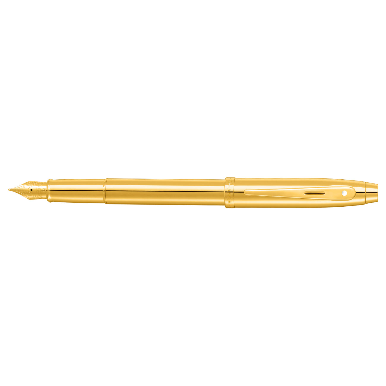 Sheaffer 100 Fountain Pen - Glossy Gold