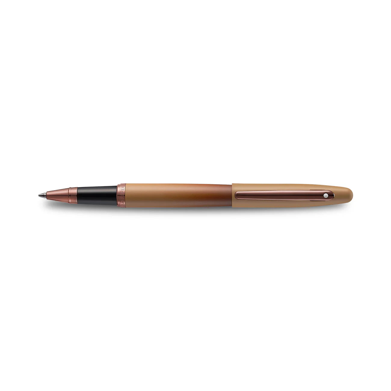 Sheaffer VFM Coffee Edition Rollerball - Matt Brown with PVD Trim