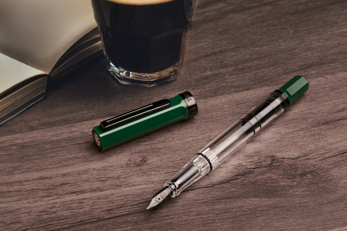 TWSBI ECO Fountain Pen  - Irish Green with Onyx Trim