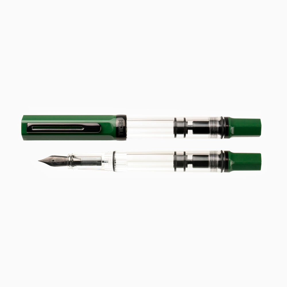 TWSBI ECO Fountain Pen  - Irish Green with Onyx Trim