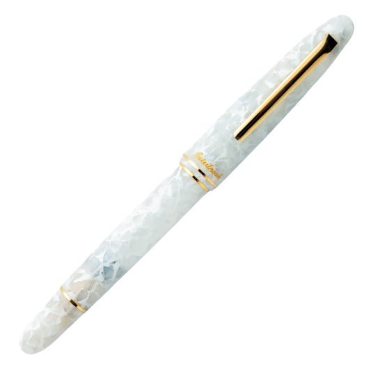 Esterbrook Estie Fountain Pen - Winter White with Gold Trim (Limited Edition) (With Button Piston)