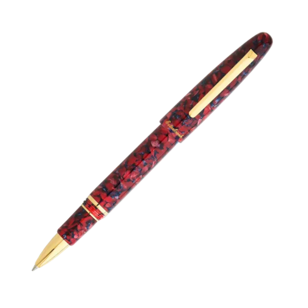 Esterbrook Estie Rollerball - Scarlet with Gold Trim