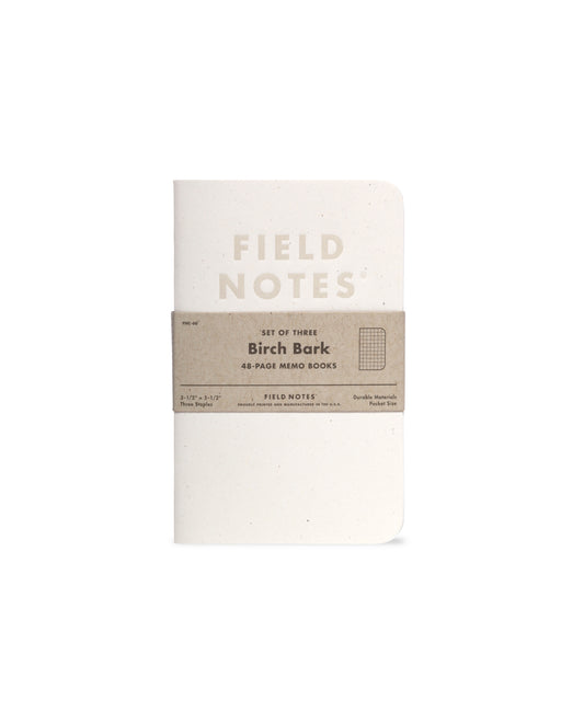 Field Notes Fall 2023 Quarterly Notebook - Birch Bark (3-Pack)