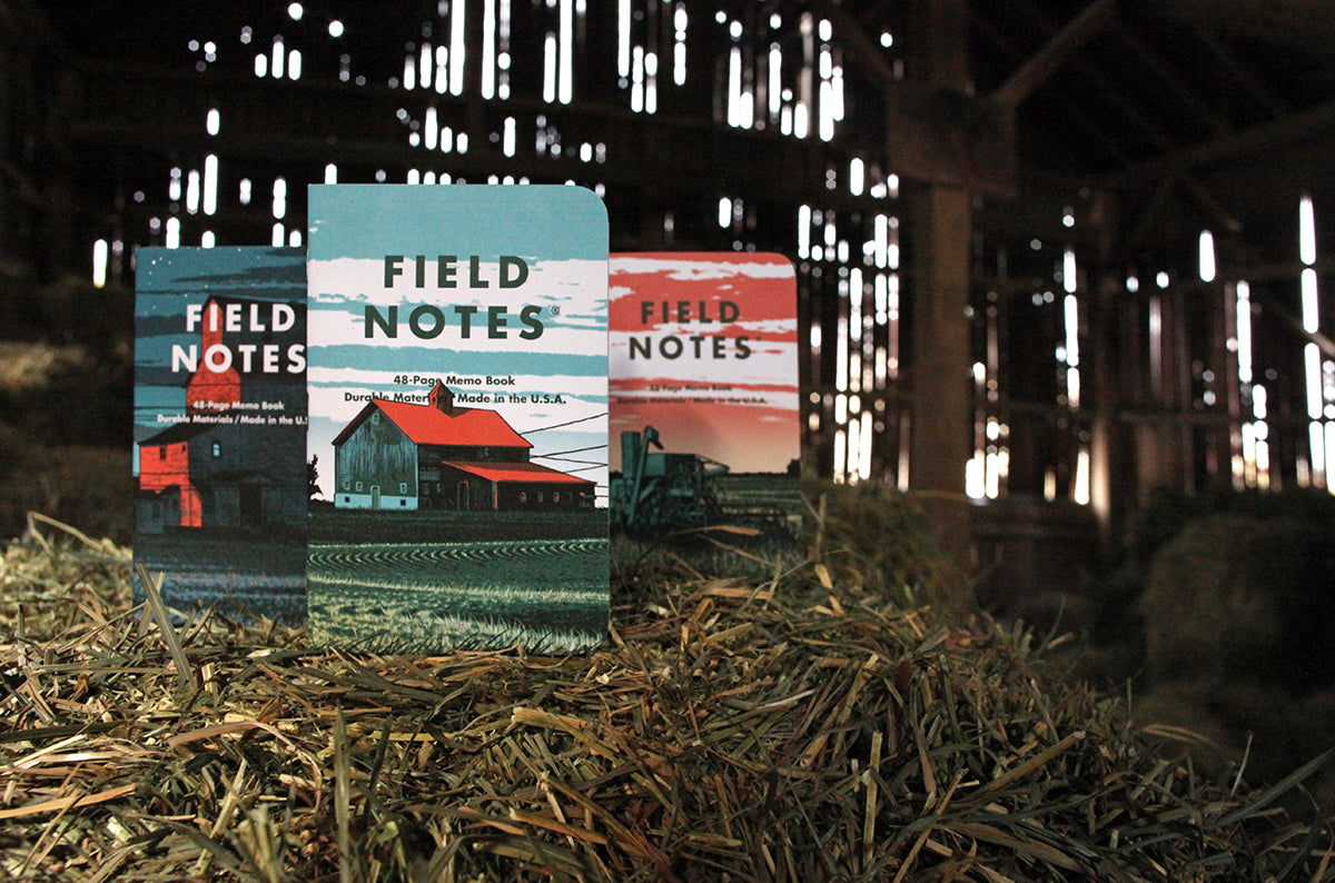 Field Notes Winter 2023 Quarterly Edition Notebook - Heartland (3-Pack)