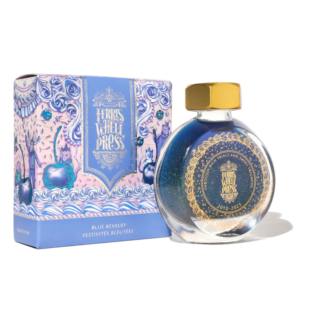 Ferris Wheel Press Blue Revelry (38ml) Bottled Ink (2025 Limited Edition)