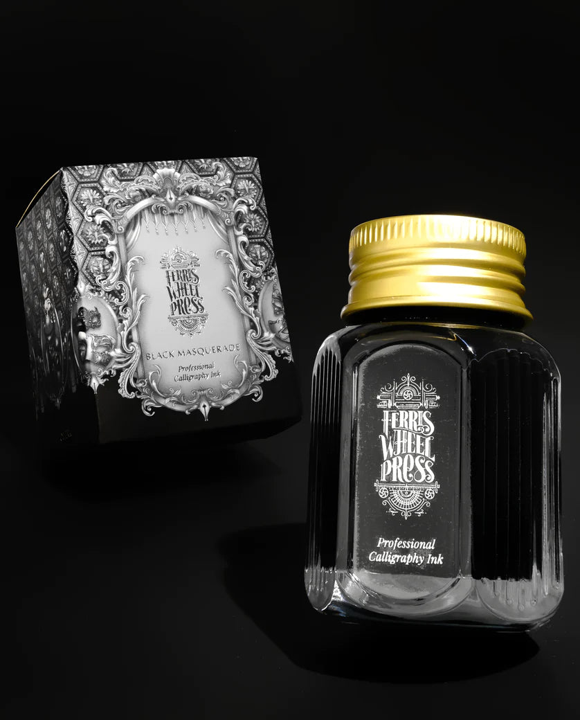 Ferris Wheel Press Black Masquerade Calligraphy (28ml) Bottled Ink