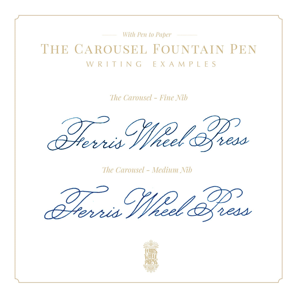 Ferris Wheel Press The Carousel Fountain Pen - Tides of Midas