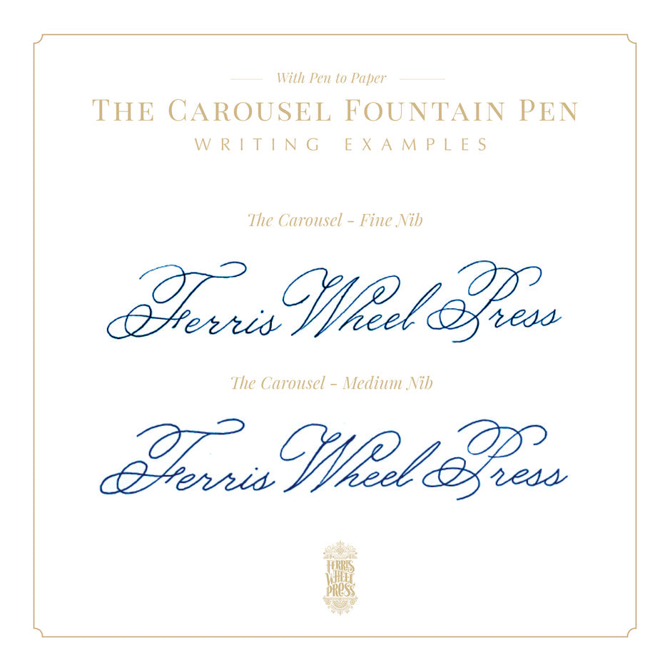 Ferris Wheel Press The Carousel Fountain Pen - Malibu Blush