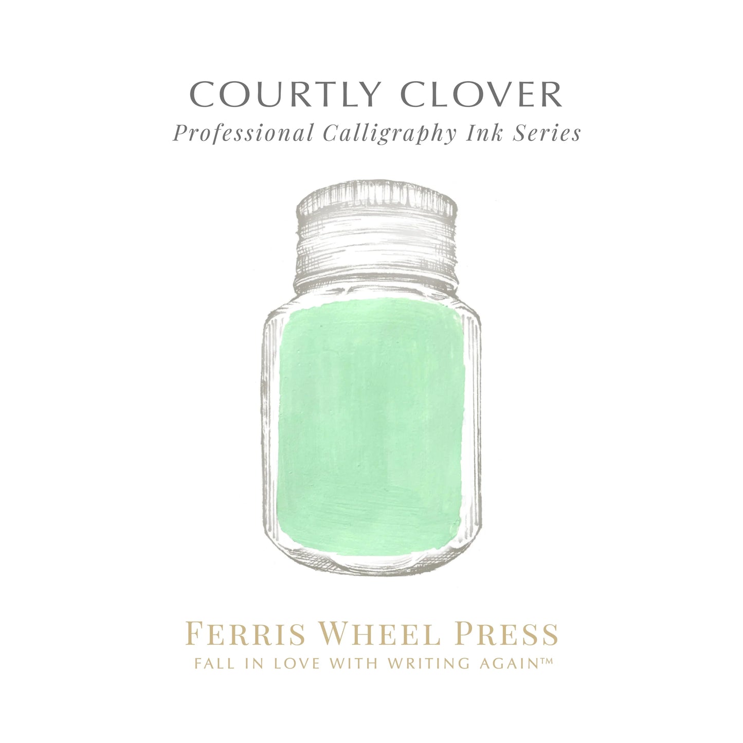 Ferris Wheel Press Courtly Clover Calligraphy (28ml) Bottled Ink