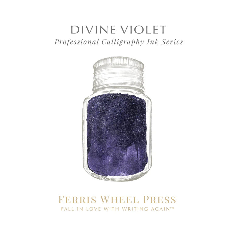 Ferris Wheel Press Divine Violet Calligraphy (28ml) Bottled Ink