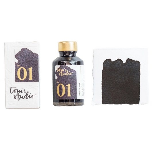 Tom's Studio 01 Deep Black (50ml) Bottled Ink