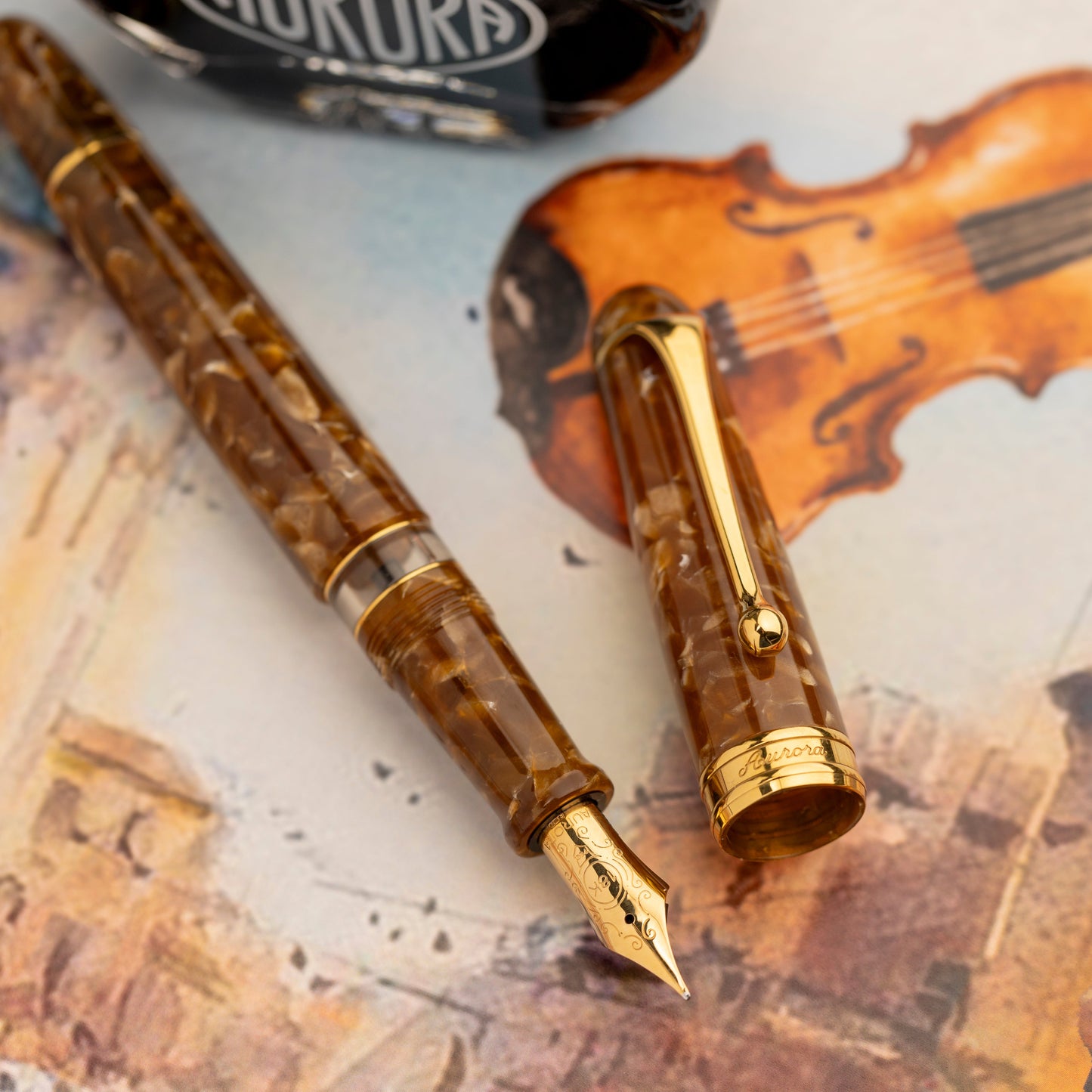 Aurora 888 Limited Edtion Il Viaggio Segreto In Italia Cremona Fountain Pen