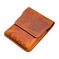 Galen Leather 5 Pen Flap Case - Crazy Horse Brown