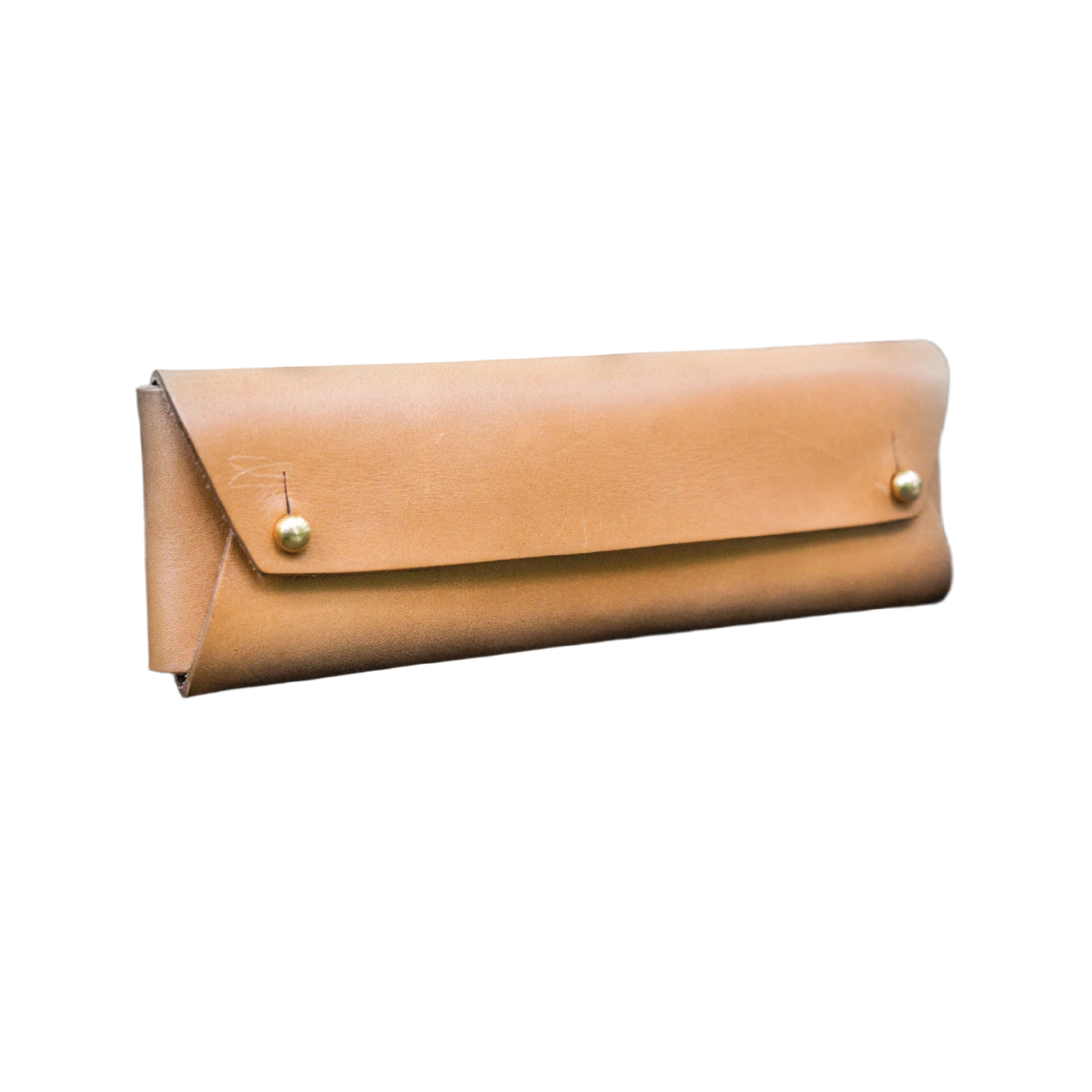 Galen Leather The Student Pencil Case - Natural