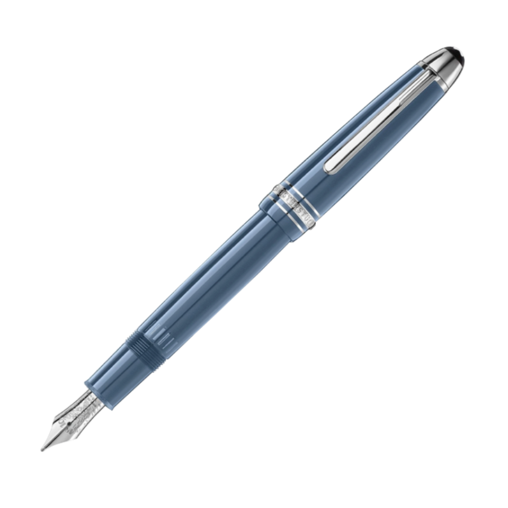 Montblanc Glacier Blue Fountain Pen (Meisterstück LeGrand)