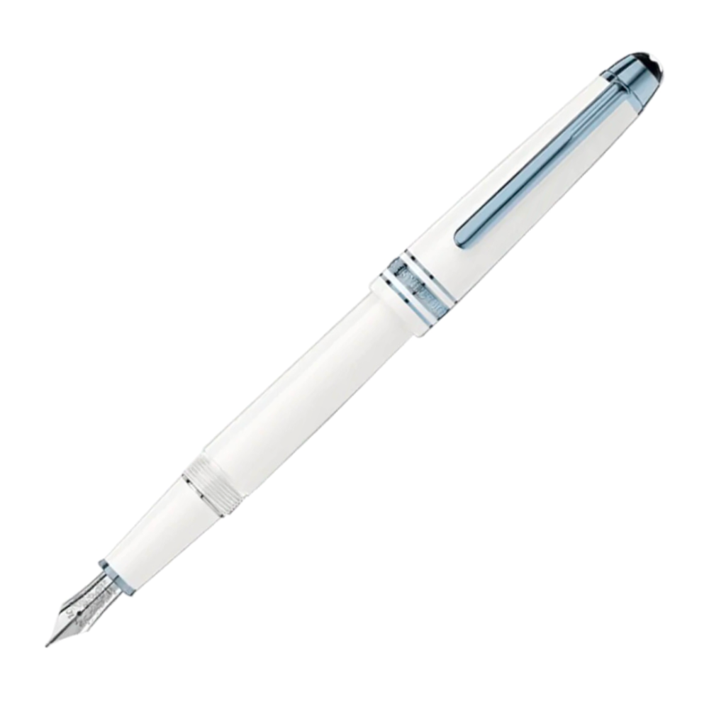 Montblanc Glacier White Fountain Pen (Meisterstück Classique)