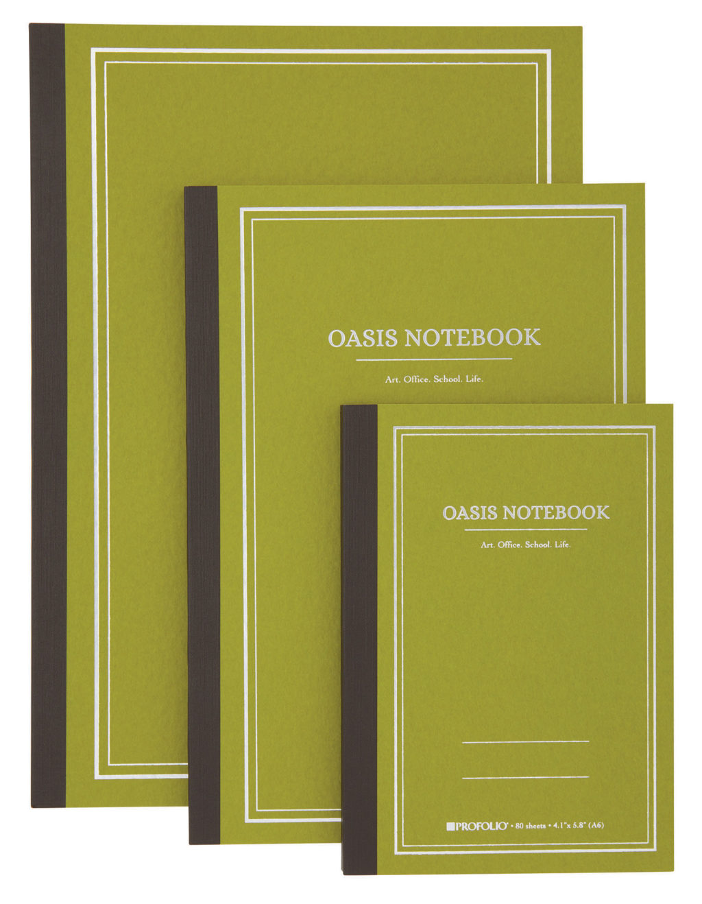 ProFolio Oasis A5 Notebook - Avocado