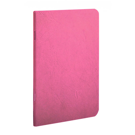 Clairefontaine #734166 Life. unplugged Lined Staplebound Notebook (3.5 x 5.5) - Rose