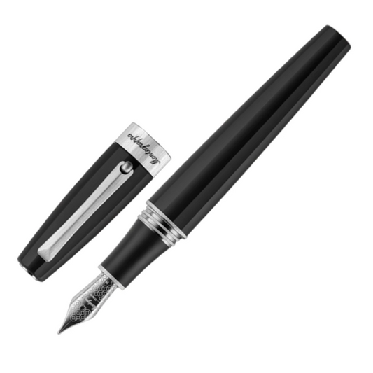 Montegrappa Magnifica Fountain Pen - Satin Stainless Steel (Open Edition)