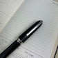 Pre-Owned Louis Cartier Fountain Pen Black Resin with Platinum Trim