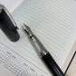 Pre-Owned Louis Cartier Fountain Pen Black Resin with Platinum Trim