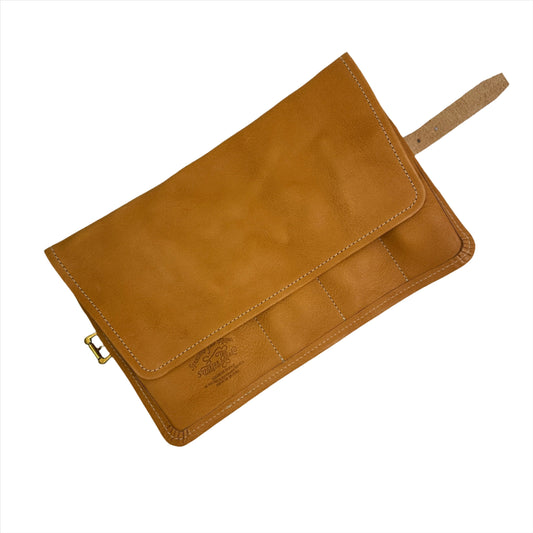 The Superior Labor Leather Roll Pen Case - Natural