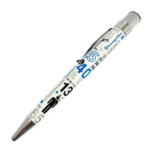 Retro 51 Collection Tornado Rollerball - Happy Birthday White