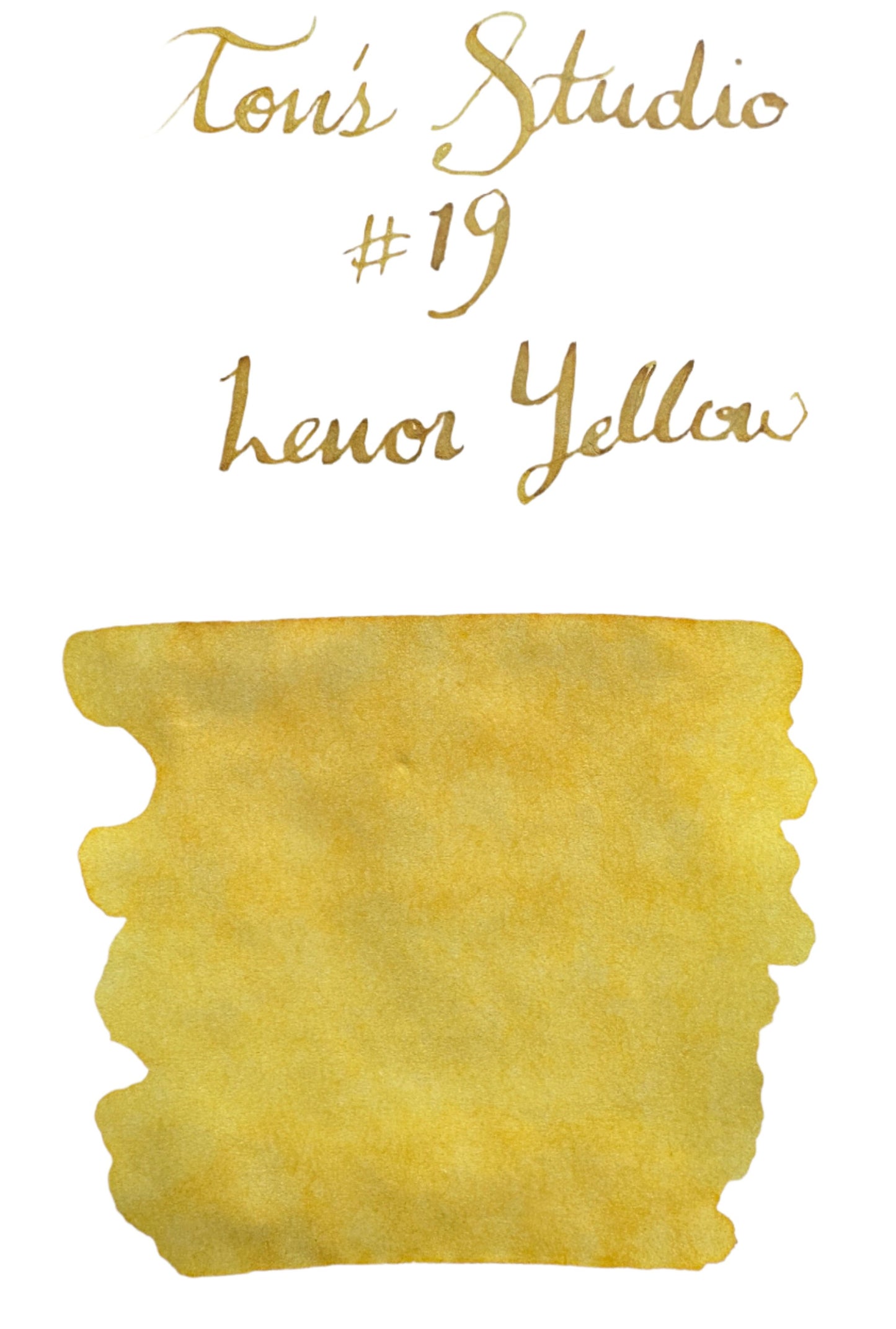 Tom's Studio 19 Lemon Yellow (50ml) Bottled Ink