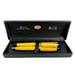 Aurora Ipsilon Resin Fountain Pen and Ballpoint Gift Set - Yellow