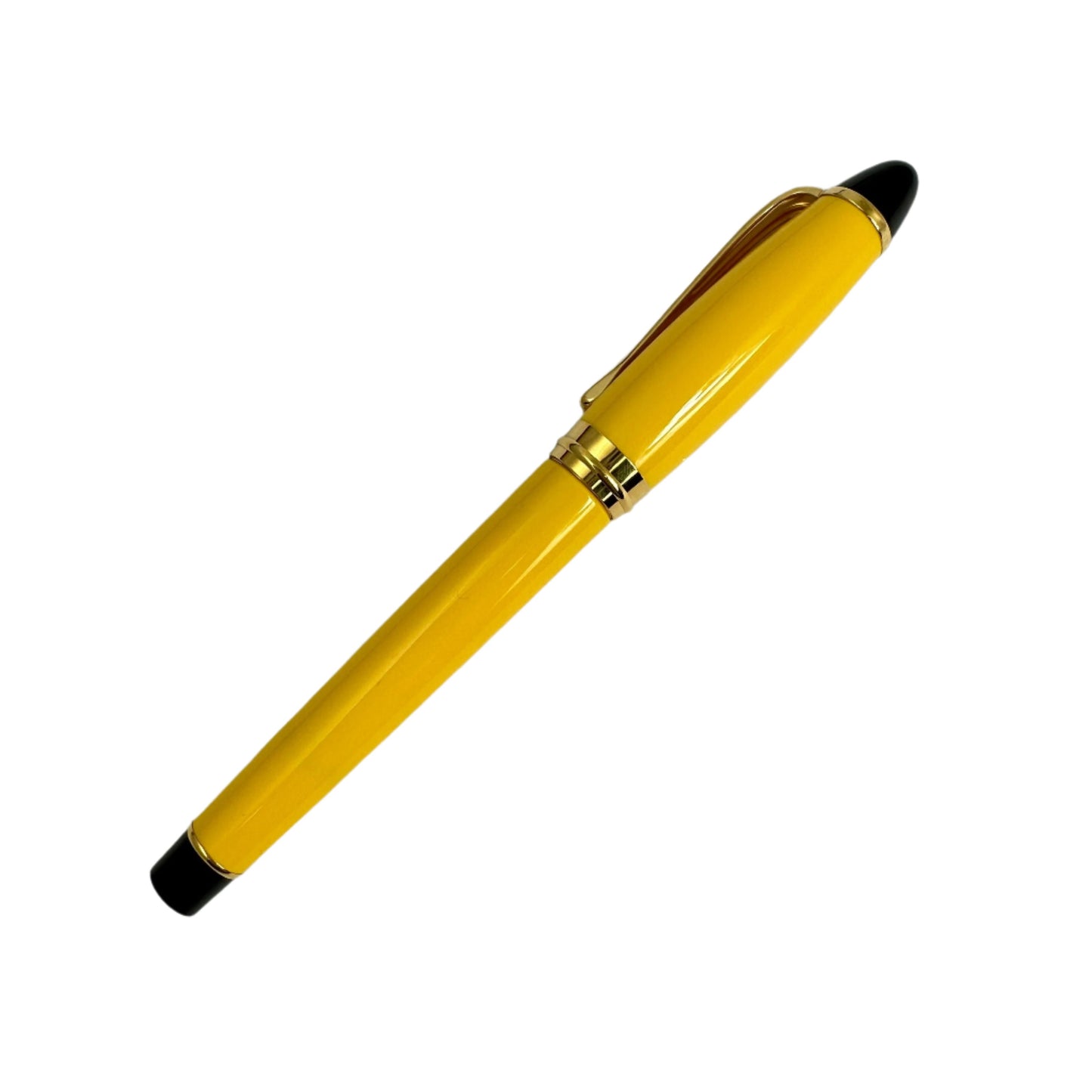 Aurora Ipsilon Resin Fountain Pen and Ballpoint Gift Set - Yellow