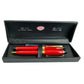 Aurora Ipsilon Resin Fountain Pen and Ballpoint Gift Set - Red