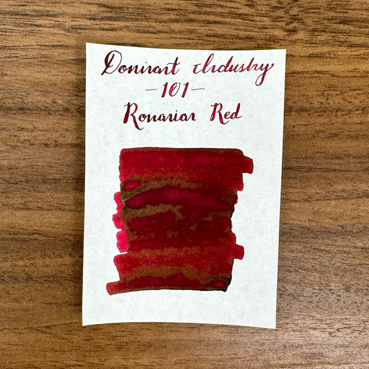 Dominant Industry Romania Red (25ml) Bottled Ink (Standard)