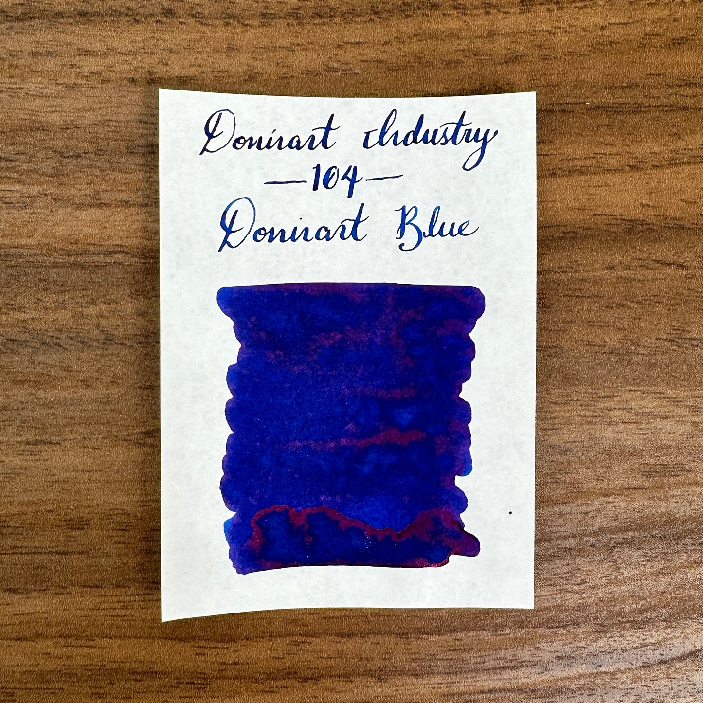 Dominant Industry Dominant Blue (25ml) Bottled Ink (Standard)