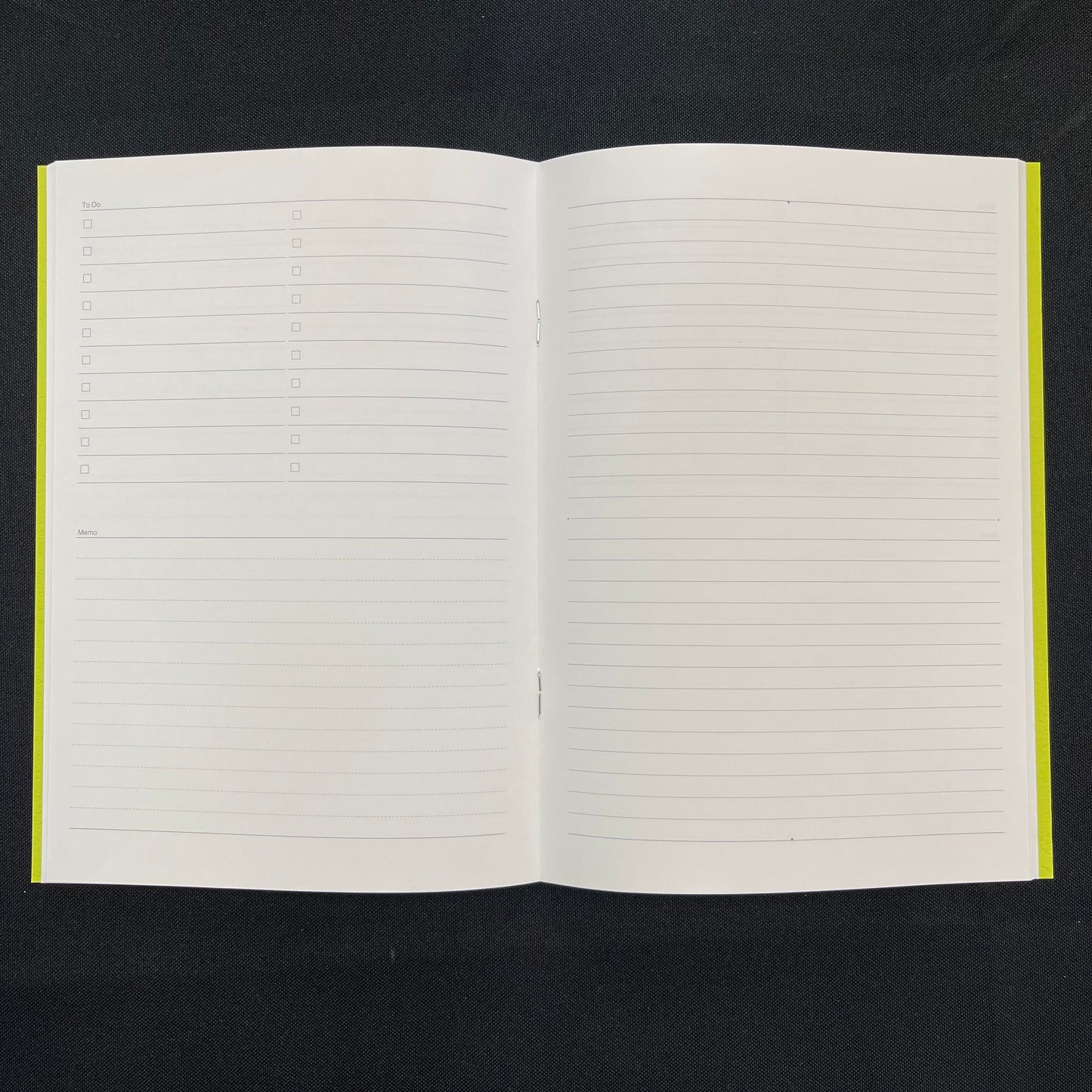 Luddite Function Notebook - To Do & Memo (Lime)